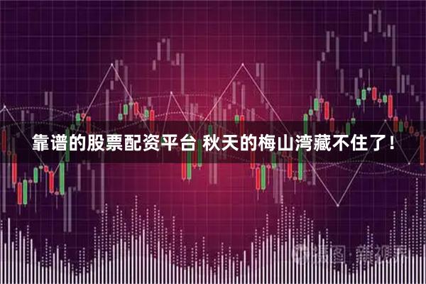 靠谱的股票配资平台 秋天的梅山湾藏不住了！